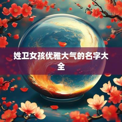 姓卫女孩优雅大气的名字大全