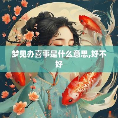 梦见办喜事是什么意思,好不好