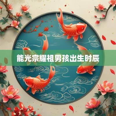 能光宗耀祖男孩出生时辰
