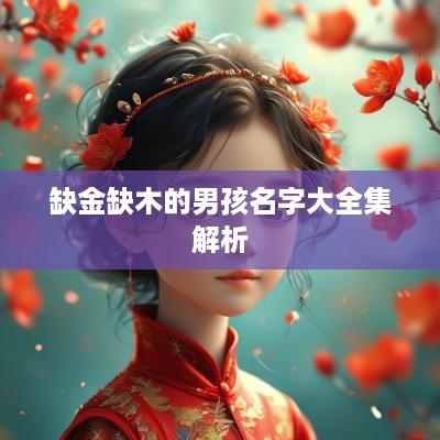 缺金缺木的男孩名字大全集解析