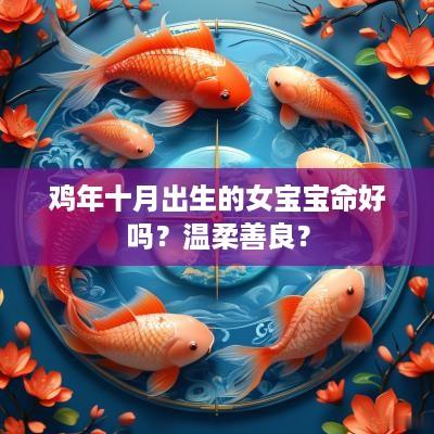 鸡年十月出生的女宝宝命好吗？温柔善良？