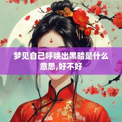 梦见自己呼唤出黑暗是什么意思,好不好