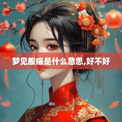 梦见腹痛是什么意思,好不好