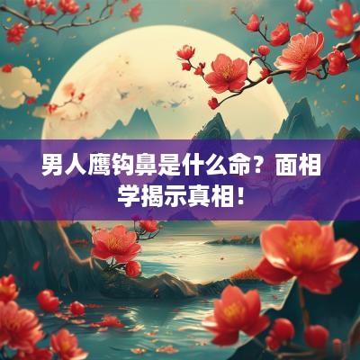 男人鹰钩鼻是什么命？面相学揭示真相！
