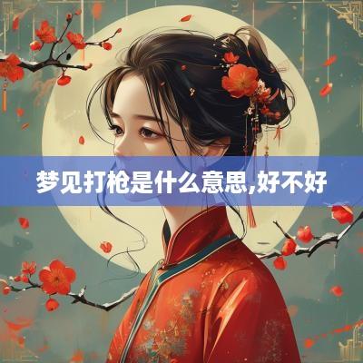 梦见打枪是什么意思,好不好