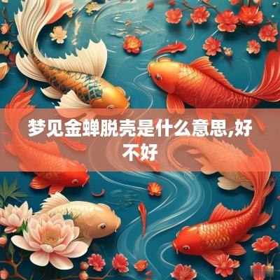 梦见金蝉脱壳是什么意思,好不好