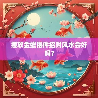 摆放金蟾摆件招财风水会好吗？