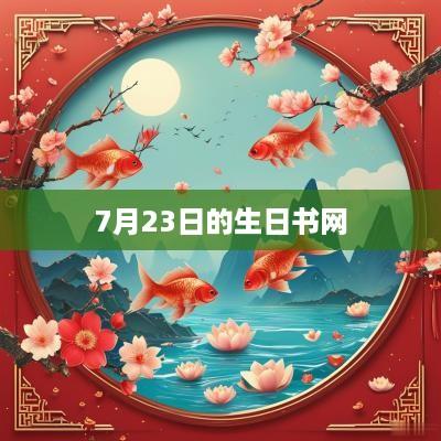 7月23日的生日书网