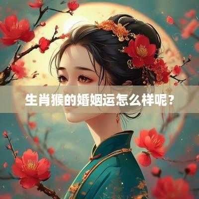 生肖猴的婚姻运怎么样呢？