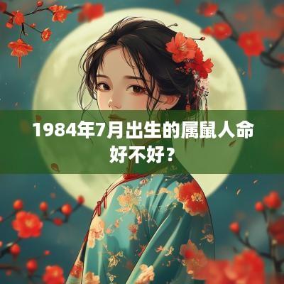 1984年7月出生的属鼠人命好不好？