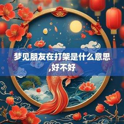 梦见朋友在打架是什么意思,好不好