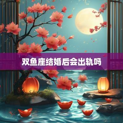 双鱼座结婚后会出轨吗