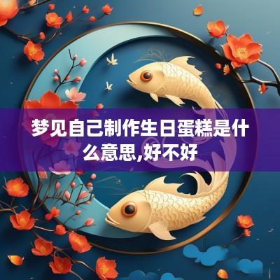梦见自己制作生日蛋糕是什么意思,好不好