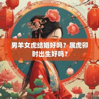 男羊女虎结婚好吗？属虎卯时出生好吗？