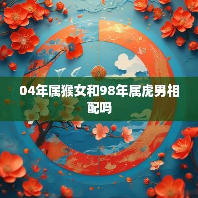 04年属猴女和98年属虎男相配吗