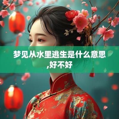 梦见从水里逃生是什么意思,好不好