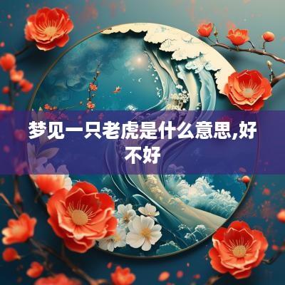 梦见一只老虎是什么意思,好不好