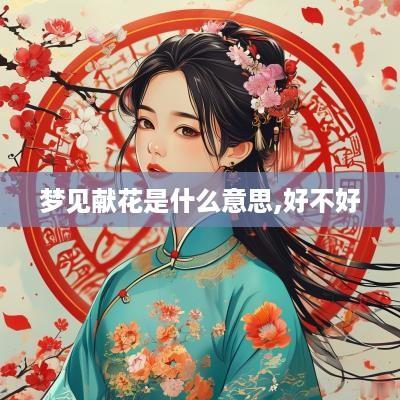 梦见献花是什么意思,好不好