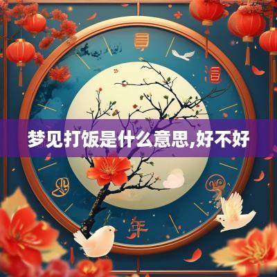 梦见打饭是什么意思,好不好