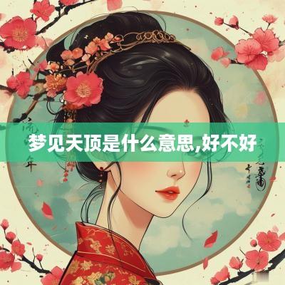 梦见天顶是什么意思,好不好