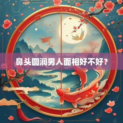 鼻头圆润男人面相好不好？