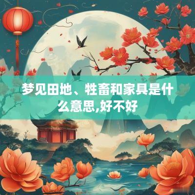 梦见田地、牲畜和家具是什么意思,好不好