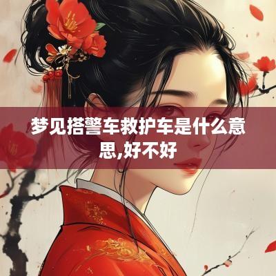 梦见搭警车救护车是什么意思,好不好