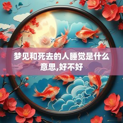 梦见和死去的人睡觉是什么意思,好不好