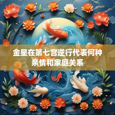 金星在第七宫逆行代表何种亲情和家庭关系