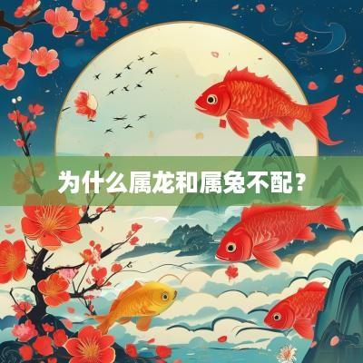 为什么属龙和属兔不配？
