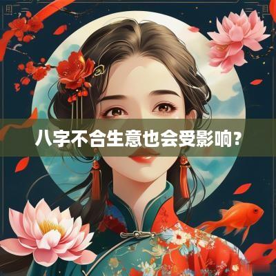 八字不合生意也会受影响？