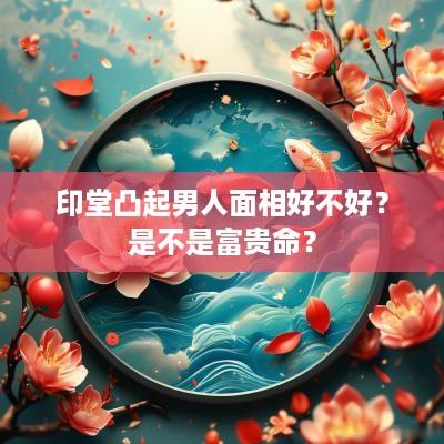 印堂凸起男人面相好不好？是不是富贵命？