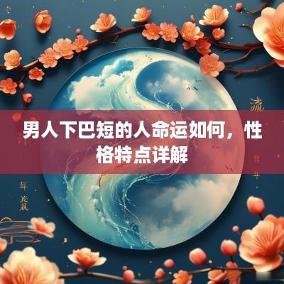 男人下巴短的人命运如何，性格特点详解