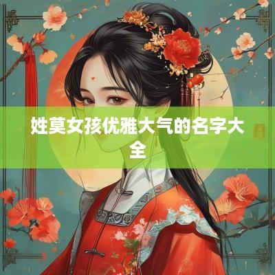 姓莫女孩优雅大气的名字大全