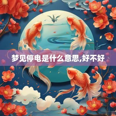 梦见停电是什么意思,好不好