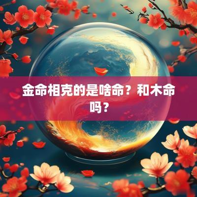 金命相克的是啥命？和木命吗？
