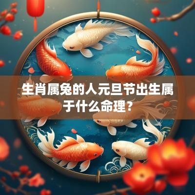 生肖属兔的人元旦节出生属于什么命理？