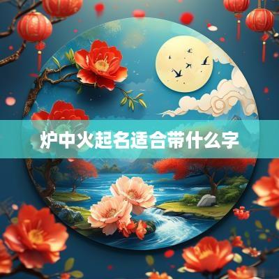 炉中火起名适合带什么字