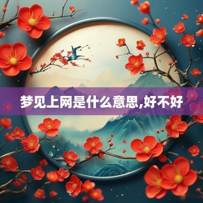 梦见上网是什么意思,好不好