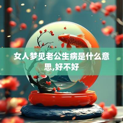 女人梦见老公生病是什么意思,好不好