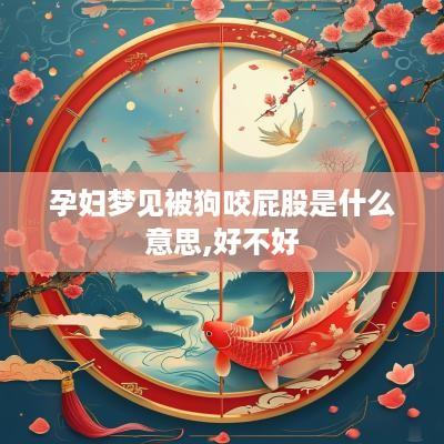 孕妇梦见被狗咬屁股是什么意思,好不好