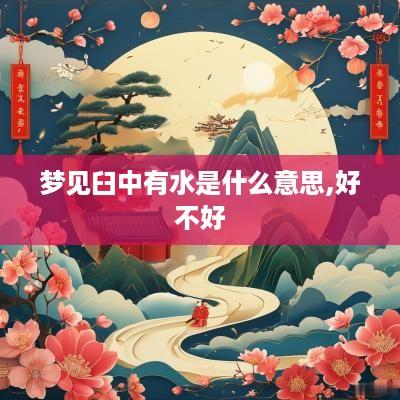 梦见臼中有水是什么意思,好不好