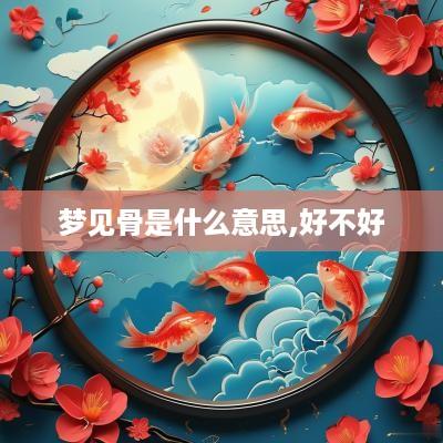 梦见骨是什么意思,好不好