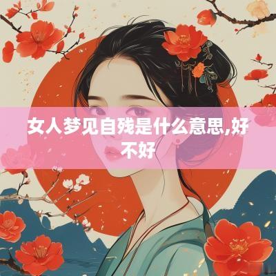 女人梦见自残是什么意思,好不好