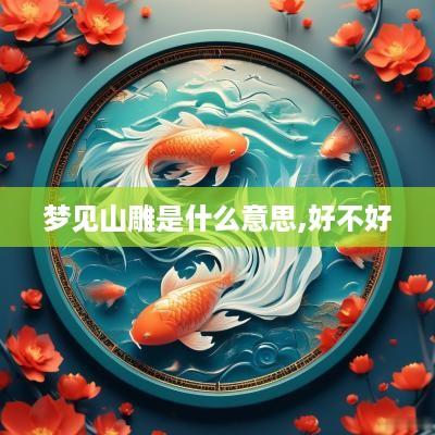 梦见山雕是什么意思,好不好