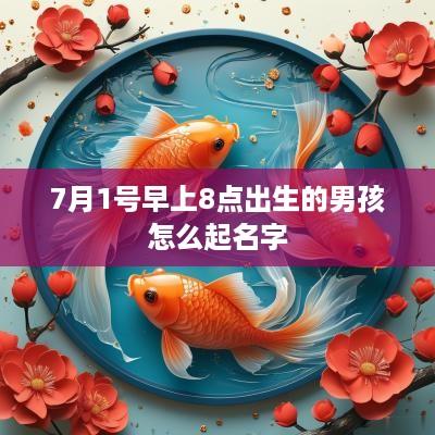 7月1号早上8点出生的男孩怎么起名字