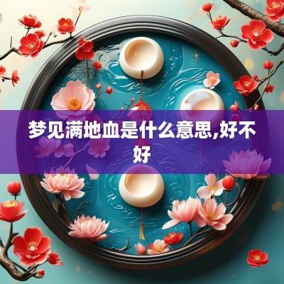 梦见满地血是什么意思,好不好