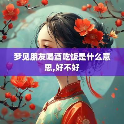 梦见朋友喝酒吃饭是什么意思,好不好