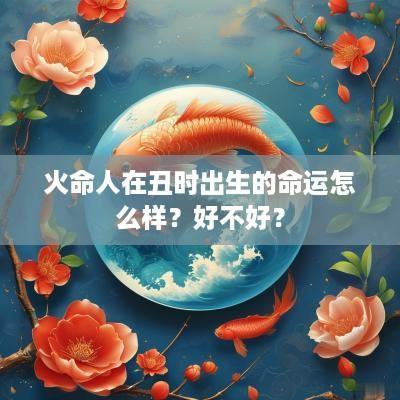 火命人在丑时出生的命运怎么样？好不好？