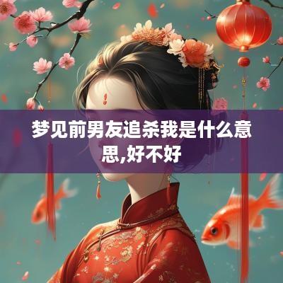 梦见前男友追杀我是什么意思,好不好
